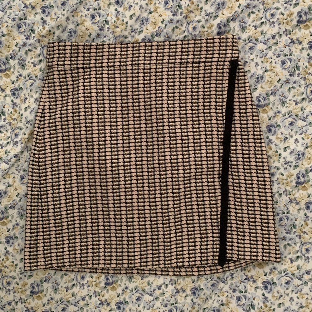 JCrew Houndstooth Skirt
